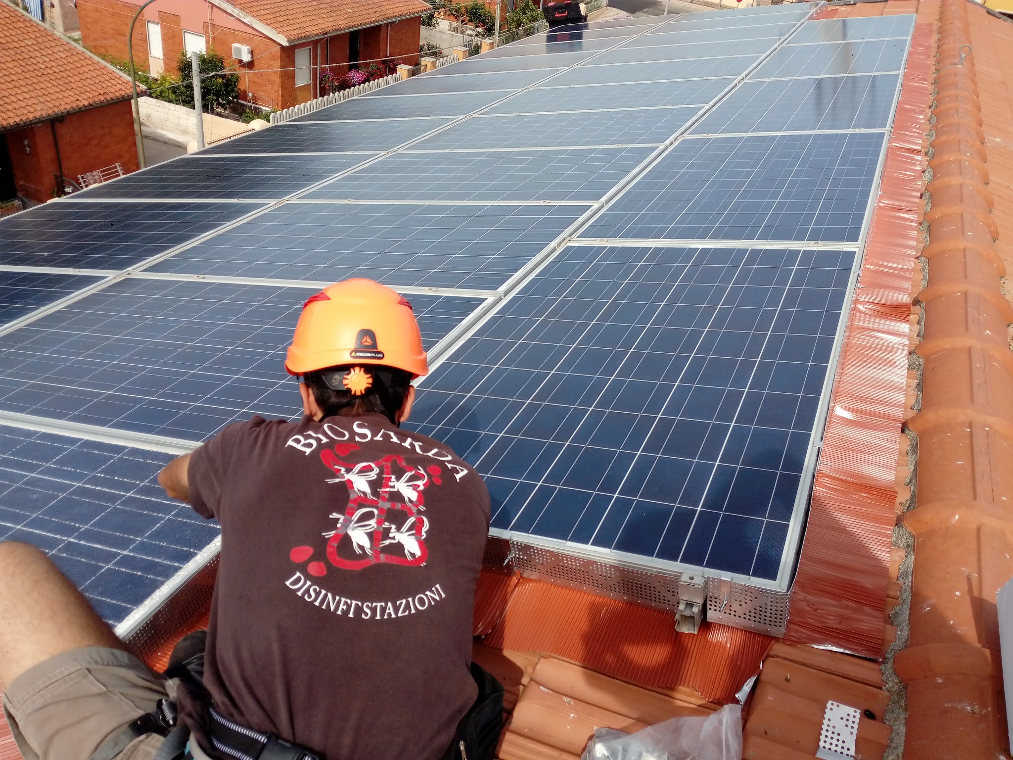 Pulizia pannelli fotovoltaici Biosarda