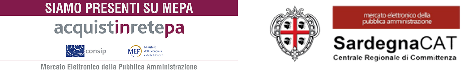 Loghi piattaforme MEPA e SardegnaCAT